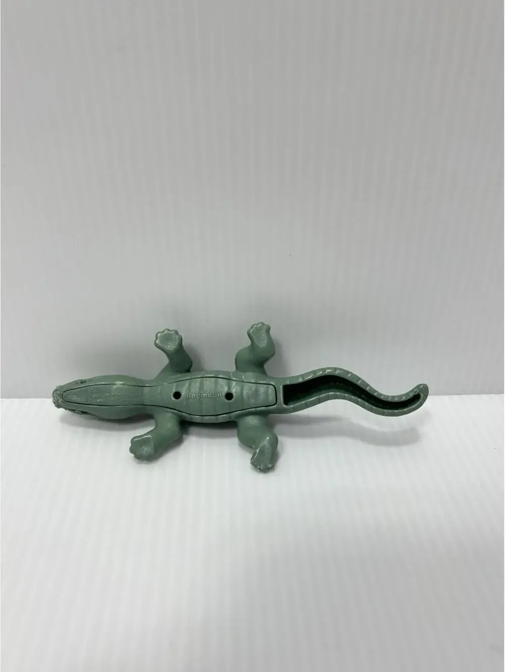 Green Alligator Crocodile Toy Figure - Playmobil Reptile Animal - As Is Damaged